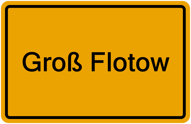 Handelsregisterauszug Groß Flotow